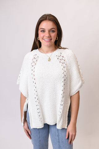 Cloud Whisper Poncho Top - Shop Rust & Ruffles