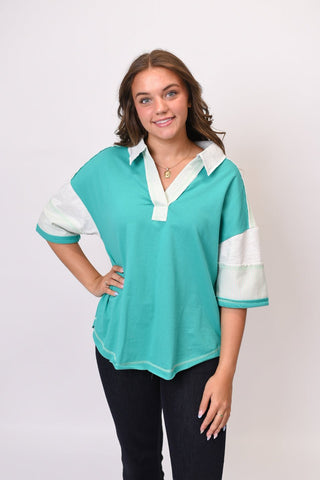 Clubhouse Polo Top - Shop Rust & Ruffles