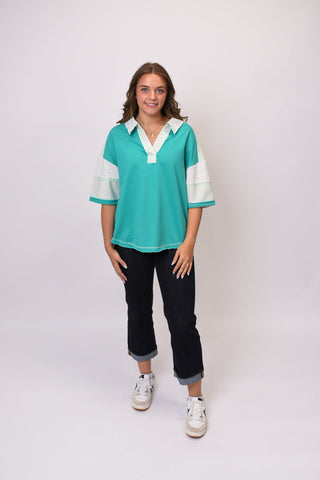 Clubhouse Polo Top - Shop Rust & Ruffles