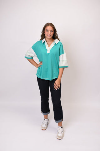 Clubhouse Polo Top - Shop Rust & Ruffles
