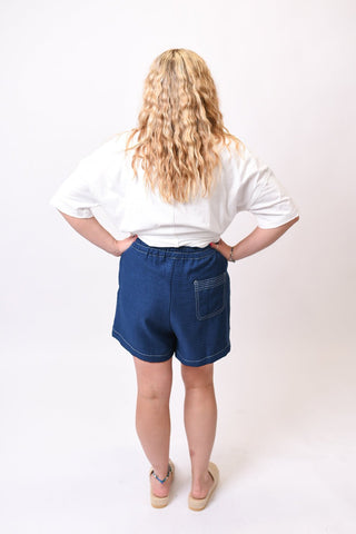Coastline Breeze Shorts in Navy - Shop Rust & Ruffles