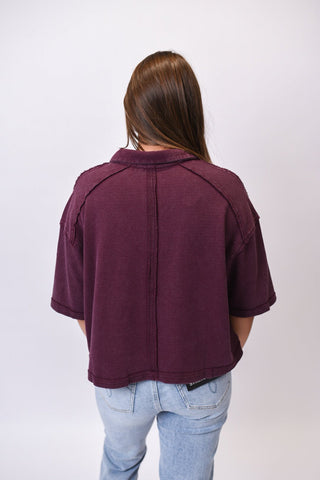 Cold Chill Pullover in Cherry - Shop Rust & Ruffles
