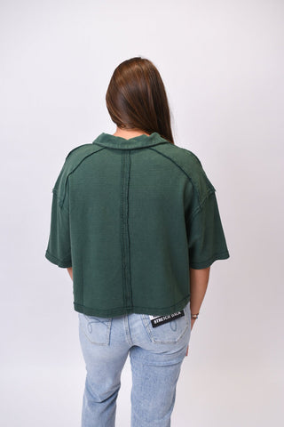 Cold Chill Pullover in Green - Shop Rust & Ruffles
