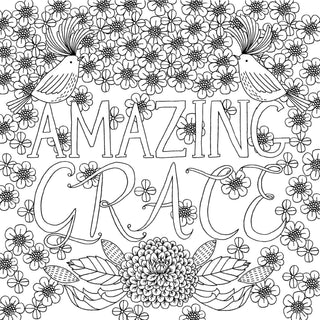 Color Me Blessed Artist's Coloring Book - Shop Rust & Ruffles