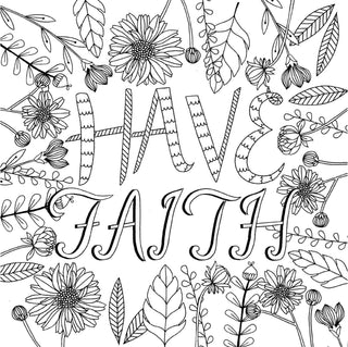 Color Me Blessed Artist's Coloring Book - Shop Rust & Ruffles