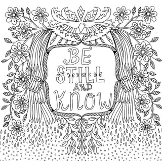 Color Me Blessed Artist's Coloring Book - Shop Rust & Ruffles