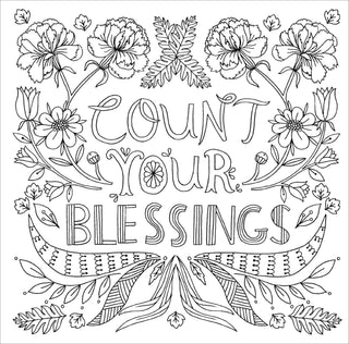 Color Me Blessed Artist's Coloring Book - Shop Rust & Ruffles
