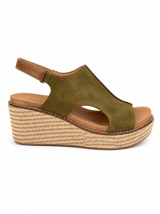 Corky's Carley Wedge in Moss - Shop Rust & Ruffles