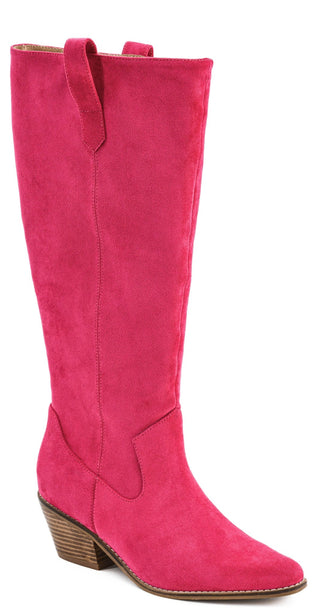 Corkys City Slicker Boot in Pink Suede - Shop Rust & Ruffles
