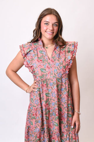 Cottage Bloom Midi Dress - Shop Rust & Ruffles
