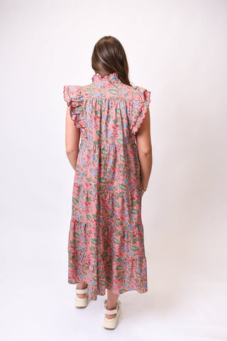 Cottage Bloom Midi Dress - Shop Rust & Ruffles