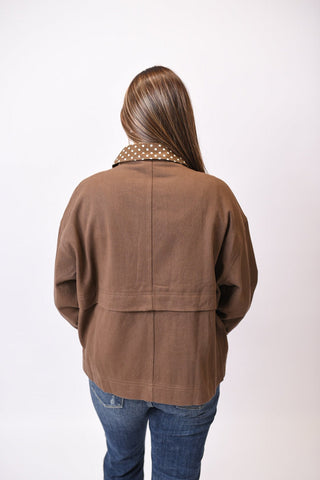 Cottage Lane Jacket In Brown - Shop Rust & Ruffles