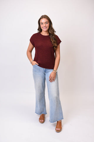 Currently Cozy Short Sleeve Sweater - Shop Rust & Ruffles