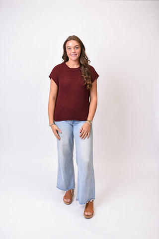 Currently Cozy Short Sleeve Sweater - Shop Rust & Ruffles