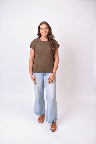 Currently Cozy Short Sleeve Sweater - Shop Rust & Ruffles