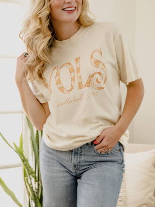 Tennessee Vols Palace Rose Tee: 2XL