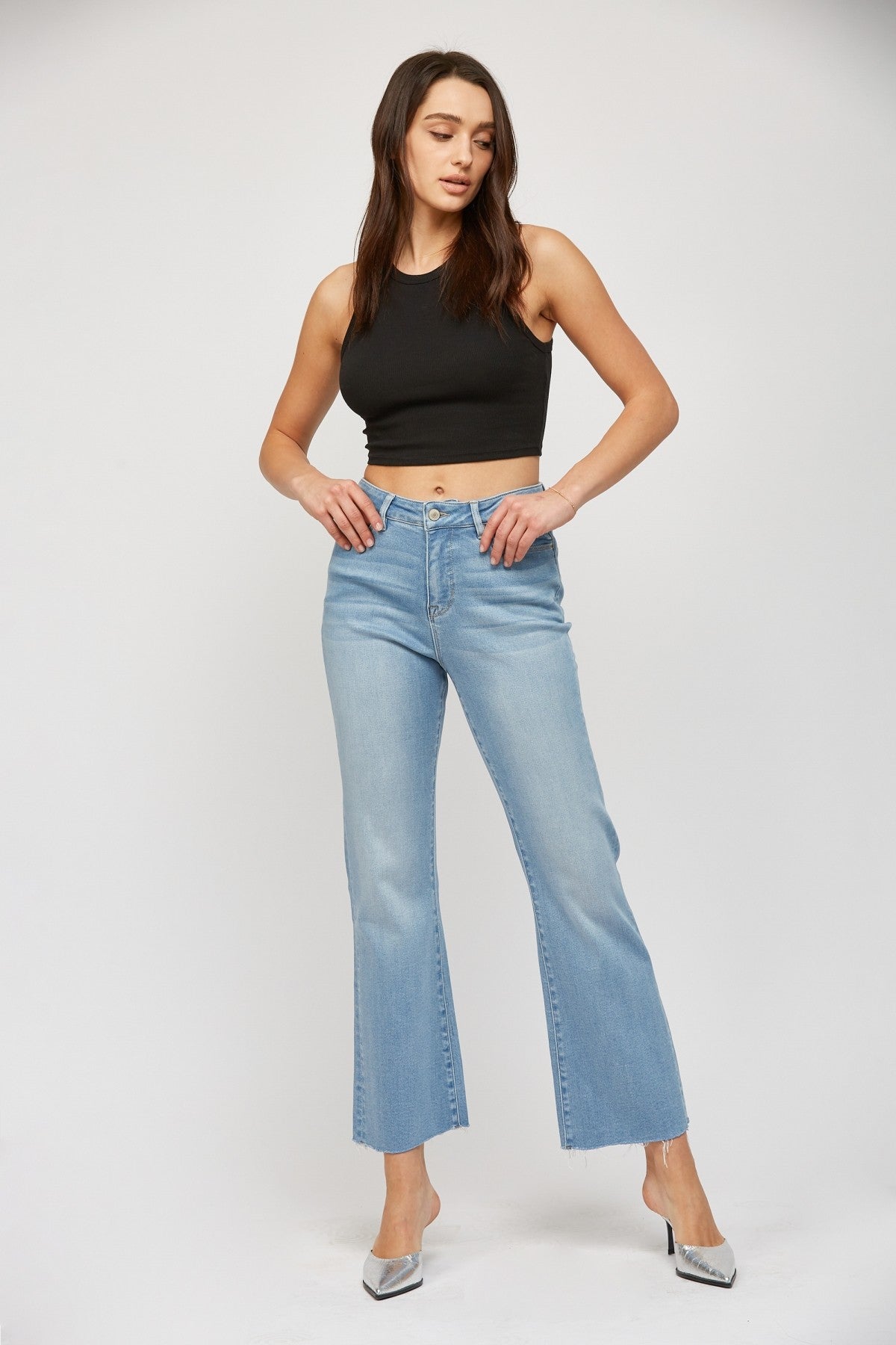 Just Holding It Together Mica Cropped Jeans