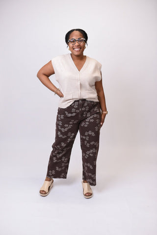 Dark Bloom Wide Leg Pants - Shop Rust & Ruffles