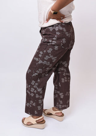 Dark Bloom Wide Leg Pants - Shop Rust & Ruffles