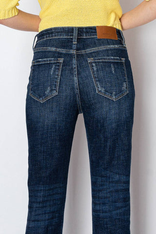 Darkest Night Tummy Control Straight Jeans - Artemis Vintage - Shop Rust & Ruffles