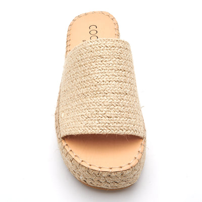 Natural Del Mar Jute Slide Sandal