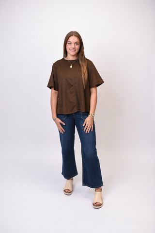 Desert Drift Suede Top - Shop Rust & Ruffles