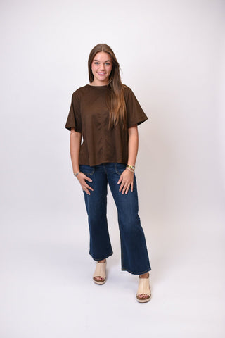 Desert Drift Suede Top - Shop Rust & Ruffles