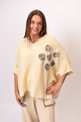 Desert Sun Patchwork Top - Shop Rust & Ruffles