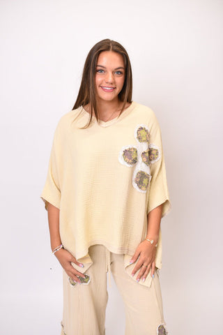 Desert Sun Patchwork Top - Shop Rust & Ruffles