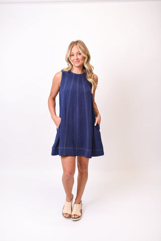 Dock Stitch Mini Dress - Shop Rust & Ruffles
