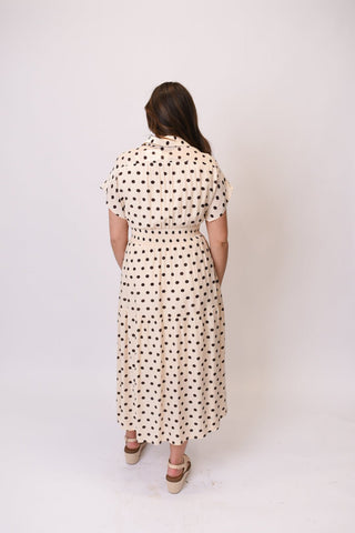 Dot Darling Midi Dress - Shop Rust & Ruffles