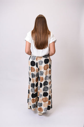 Dot The Night Wide Leg Pants in Black - Shop Rust & Ruffles