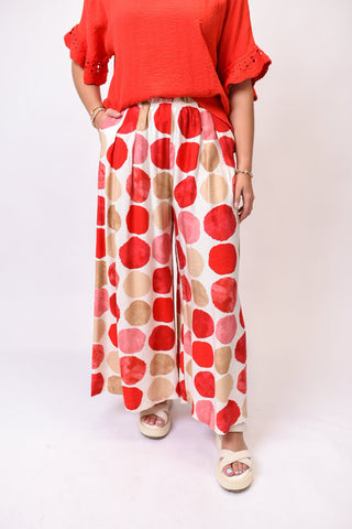Dot The Night Wide Leg Pants - Shop Rust & Ruffles
