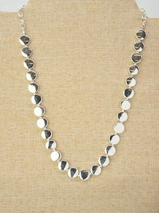 Dreamy Disc Necklace: Silver - Shop Rust & Ruffles