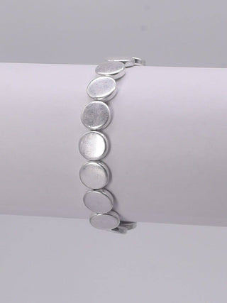 Dreamy Disk Stretch Bracelet in Silver - Shop Rust & Ruffles