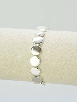 Dreamy Disk Stretch Bracelet in Silver - Shop Rust & Ruffles