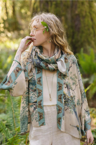 Earth & Sky Pixie Cropped Kimono - Shop Rust & Ruffles