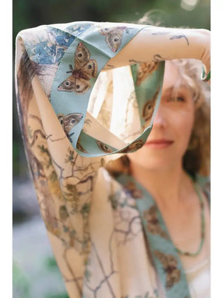 Earth & Sky Pixie Cropped Kimono - Shop Rust & Ruffles