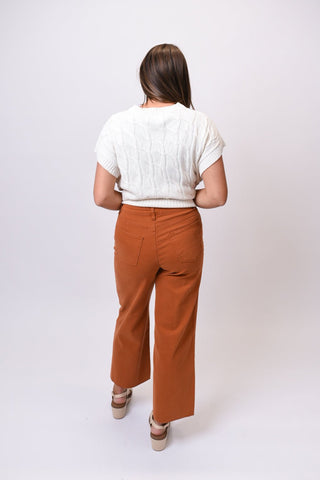 Ease Into It Pants in Brick - Shop Rust & Ruffles