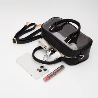 East - West Top Handle/Crossbody Bag: White - Shop Rust & Ruffles