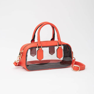 East - West Top Handle/Crossbody Bag: White - Shop Rust & Ruffles