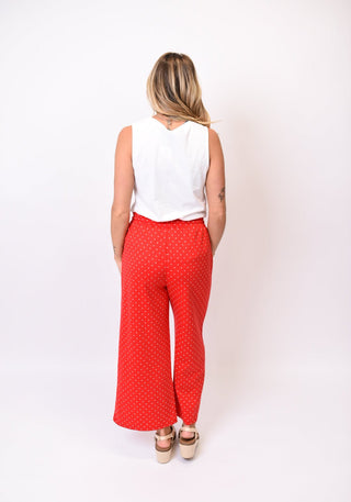 Easy Dot Wide Leg Pants - Shop Rust & Ruffles