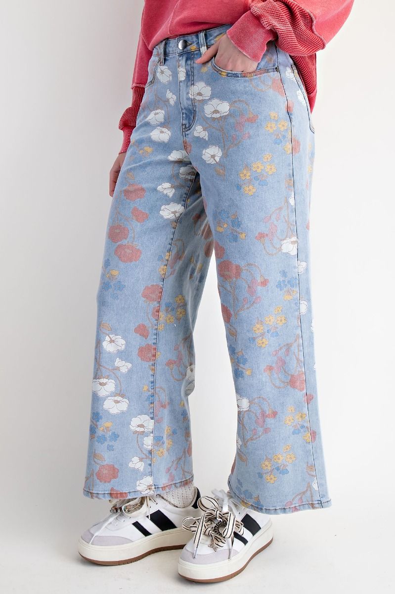 Fadeaway Floral Jeans