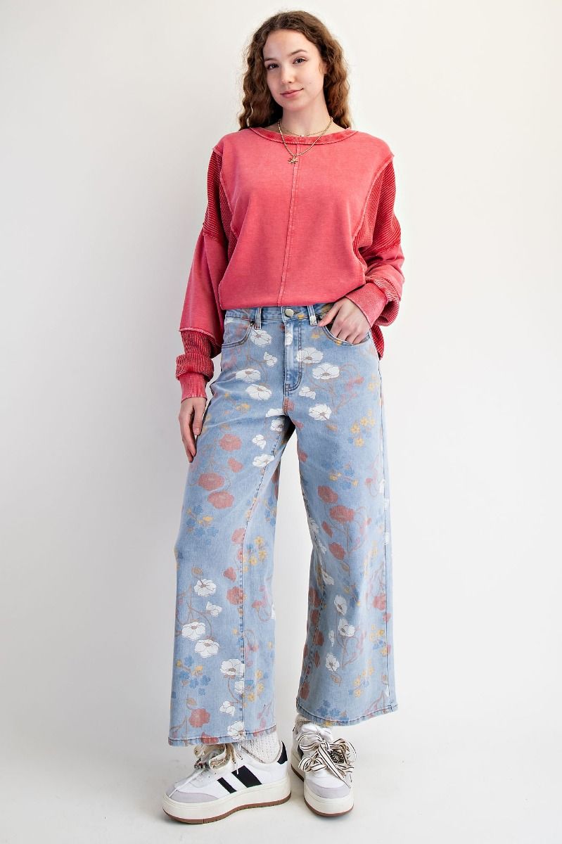 Fadeaway Floral Jeans
