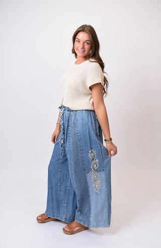 Effortless Edge Denim Pants - Shop Rust & Ruffles