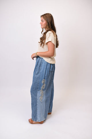 Effortless Edge Denim Pants - Shop Rust & Ruffles