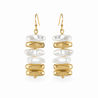 Elegant Edge Pearl Earrings - Shop Rust & Ruffles