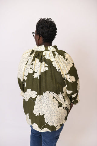 Enchanted Garden Blouse in Curvy - Shop Rust & Ruffles