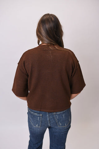 Espresso Bean Cardigan in Brown - Shop Rust & Ruffles