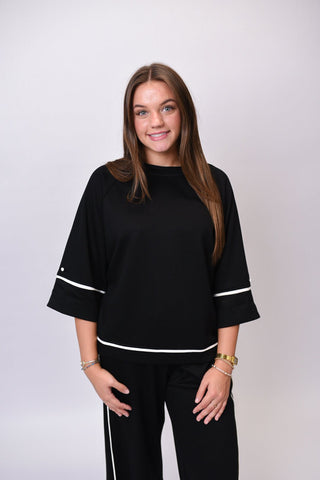 Everyday Motion Top in Black - Shop Rust & Ruffles